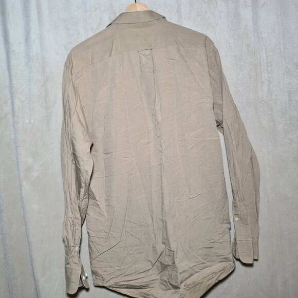 Exclusive collection shirt button down beige longsleeve 16 1/2, 34-35 - Picture 7 of 7